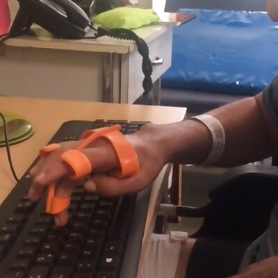 Orthosis for Typing and touchscreen