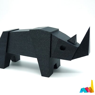 Magnetic Rhino Toy