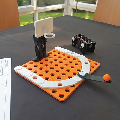 3 Pointer 3D Printed Basketball Game