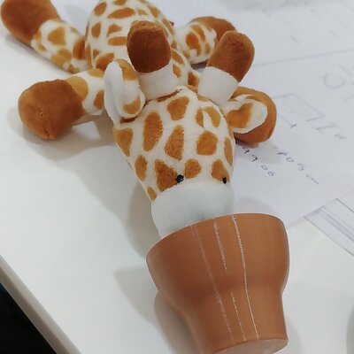 WabbaNub Giraffe Pacifier Cover