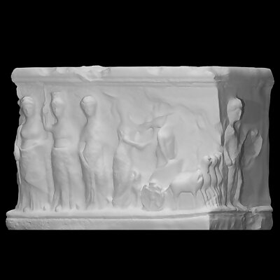 Altar with the rape of Persephone relief