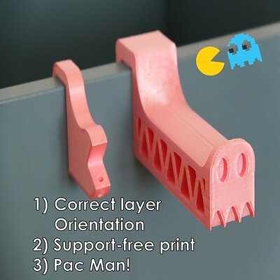 Simple and strong spool holder  Pac man inspired