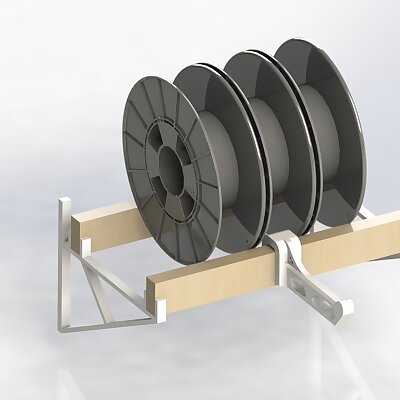 Topology Optimized Filament Spool Holder for 3D Printing Nerd Design Challenge