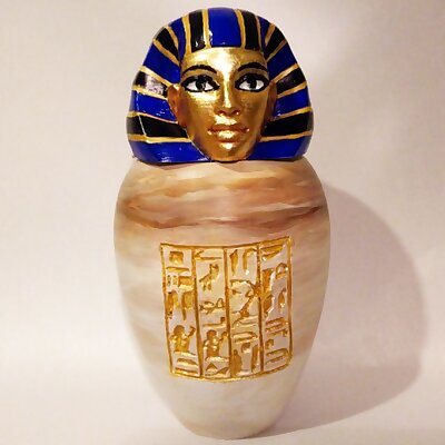 Ancient Egyptian Canopic Jar Imsety