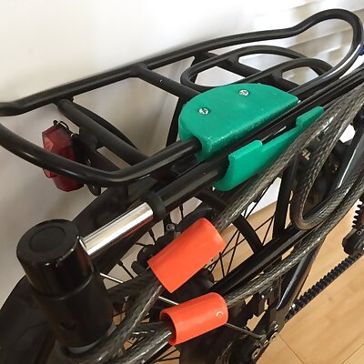 Kryptonite bike lock storage for Dahon bike racks