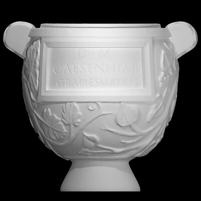 Roman Cinerary Urn inscribed for Caesennia Grapte