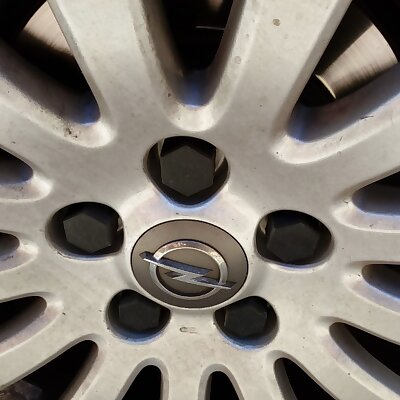 Nut bolt cover for car wheels Opel Insignia