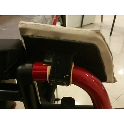 Lateral Leg support for Wheelchair