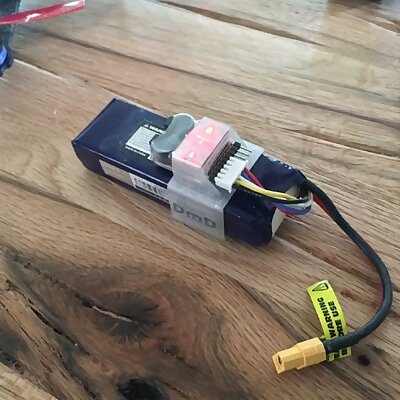 Lipo battery low voltage alarm holder