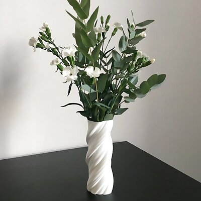 Flower Swirl Vase