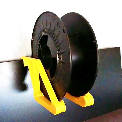 Spoolio  spoolholder for the filament shelve from 3DPrintingNerd