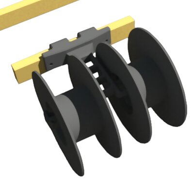 Filament Spool Holder Dual 3D Printing Nerd UPDATED FINAL VERSION V3