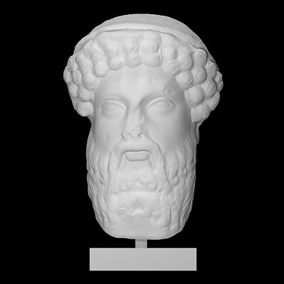 Fragmentary herm head of Hermes