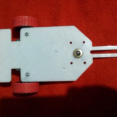 Chassis for line follower with twin motor gearbox tamiya