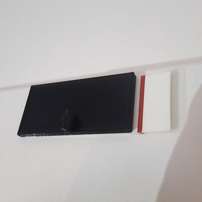 Hook for tesa Powerstrips to put pictures on the wall