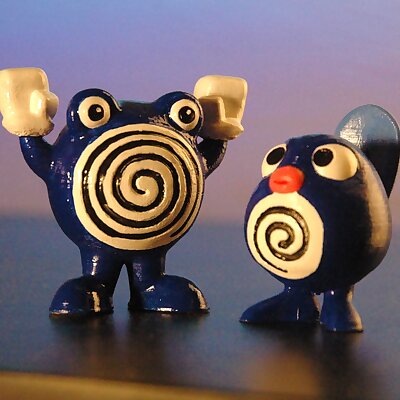 Poliwhirl and Poliwag  Pokemon  Check out my profil for more pokemon characters
