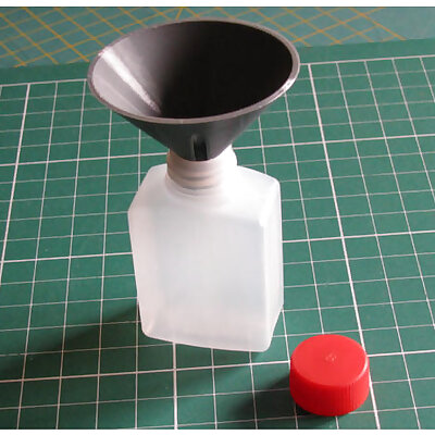 Vented mini funnel for small bottles