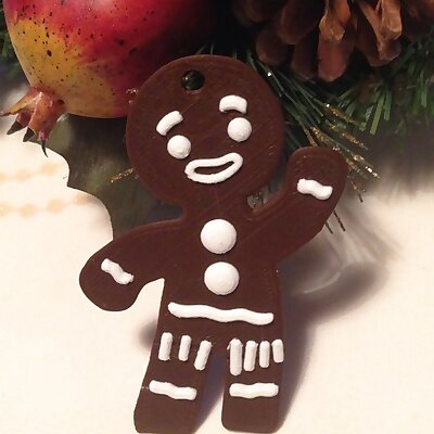 Gingerbread Man from Shrek  keychain or christmas ornament