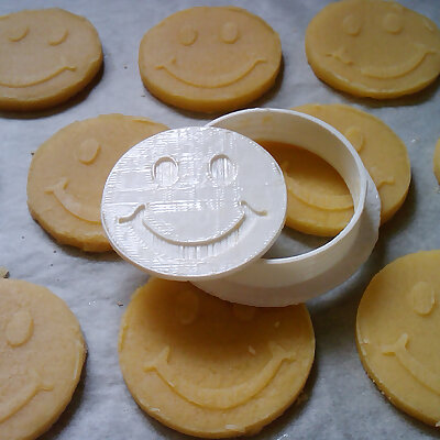 Smily Cookie cutter and stamp With Improved Script!
