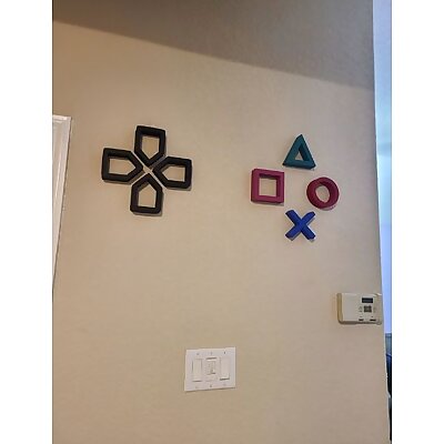 PlayStation controller shelf wall decoration