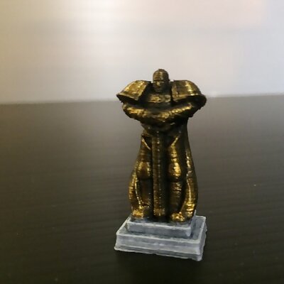 Space Marine Statue Epic 40K  6mm scale