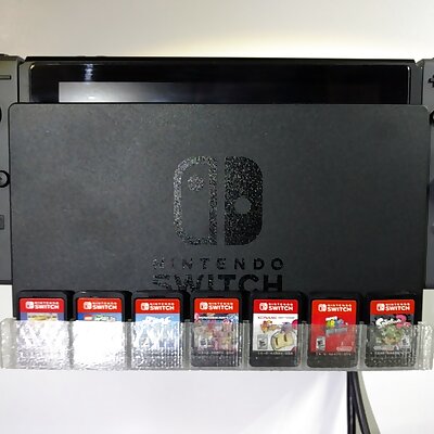 Nintendo Switch Wall Mount with Game Cartridge Storage