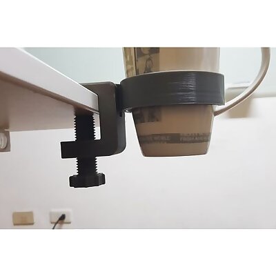 Cup holder table clamp