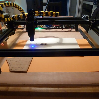 DIY Wifi Laser cutter and engraver with 3D printed parts