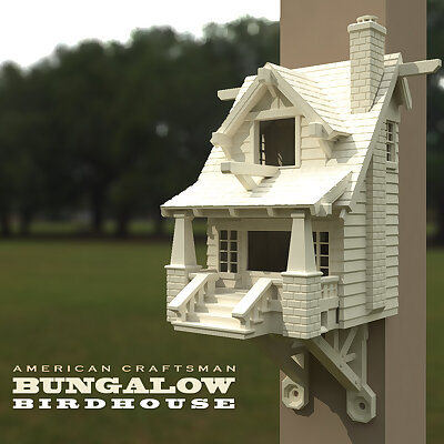 the American Craftsman Bungalow Birdhouse