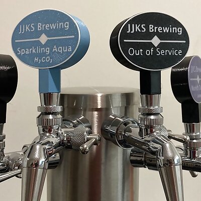 Modular beer taps  snap in magnetic faces