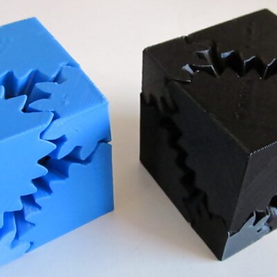 Screwless Cube Gears By Emmett