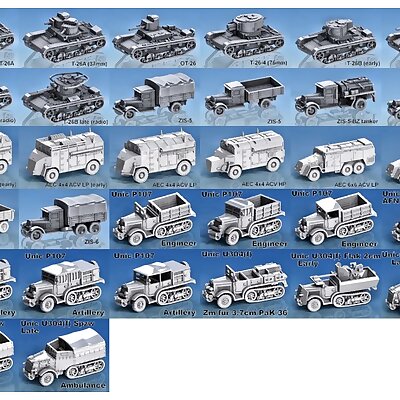 1100 Tanks and Vehicles