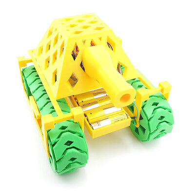 RC Tank that Prints without Support Assembles without Hardware and Wires without Soldering
