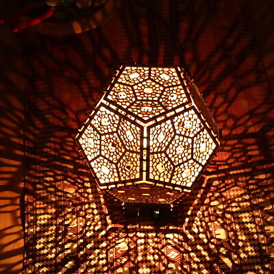 Dodecahedron Shadow Lamp