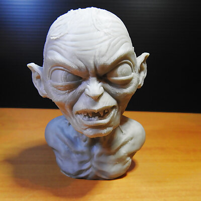 Golum bust from Lord Of The Rings