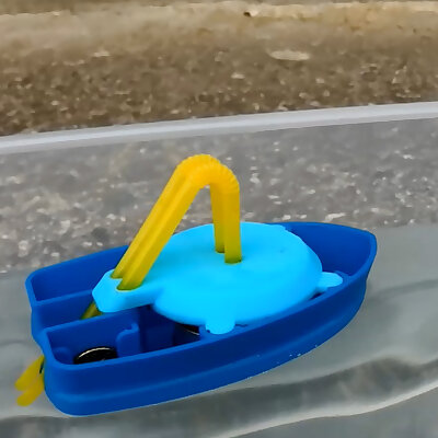 3D Printed Pop Pop Boat
