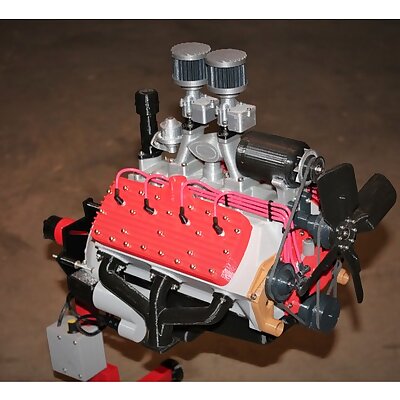 Ford Flat Head V8 Working Model Engine