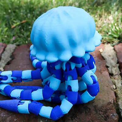 Articulated Jellyfish! Balljoint articulated octopus Remix!