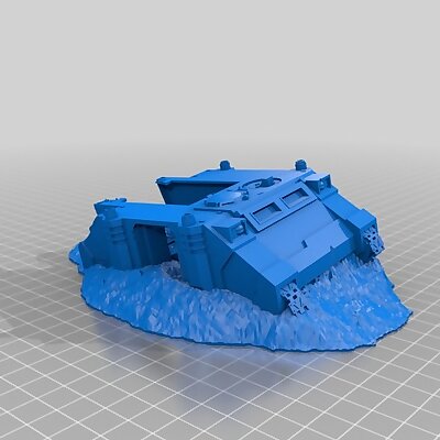 Rhino Wreck for 28mm Gaming