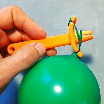 Balloon knot tying Tool  Luftballon Knoten Hilfe support free !!
