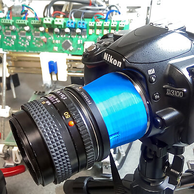 Macro lens adapters for Nikon Fmount