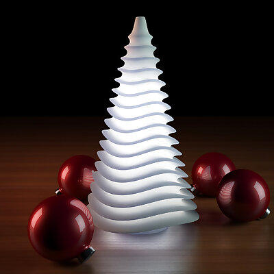 Generative design Wave lamp for the holidays HQ version