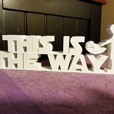This is the Way Sign
