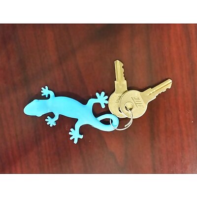 Gecko Keychain