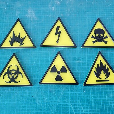 Small collection of danger signs