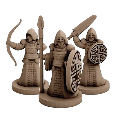 Fantasy Warriors 18mm scale