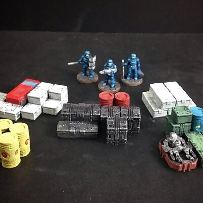 SciFi Loot Markers 15mm scale