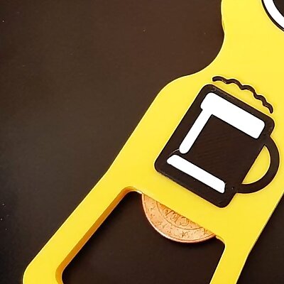 Bottle opener with integrated drink counter