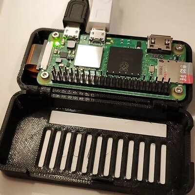 One Piece Raspberry Pi Zero 2 W  Pi Camera case and stand articulating wall mount
