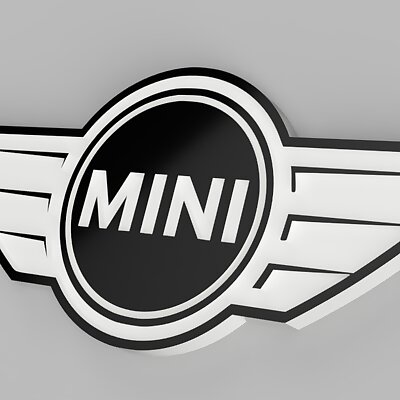Keychain with MINI One logo